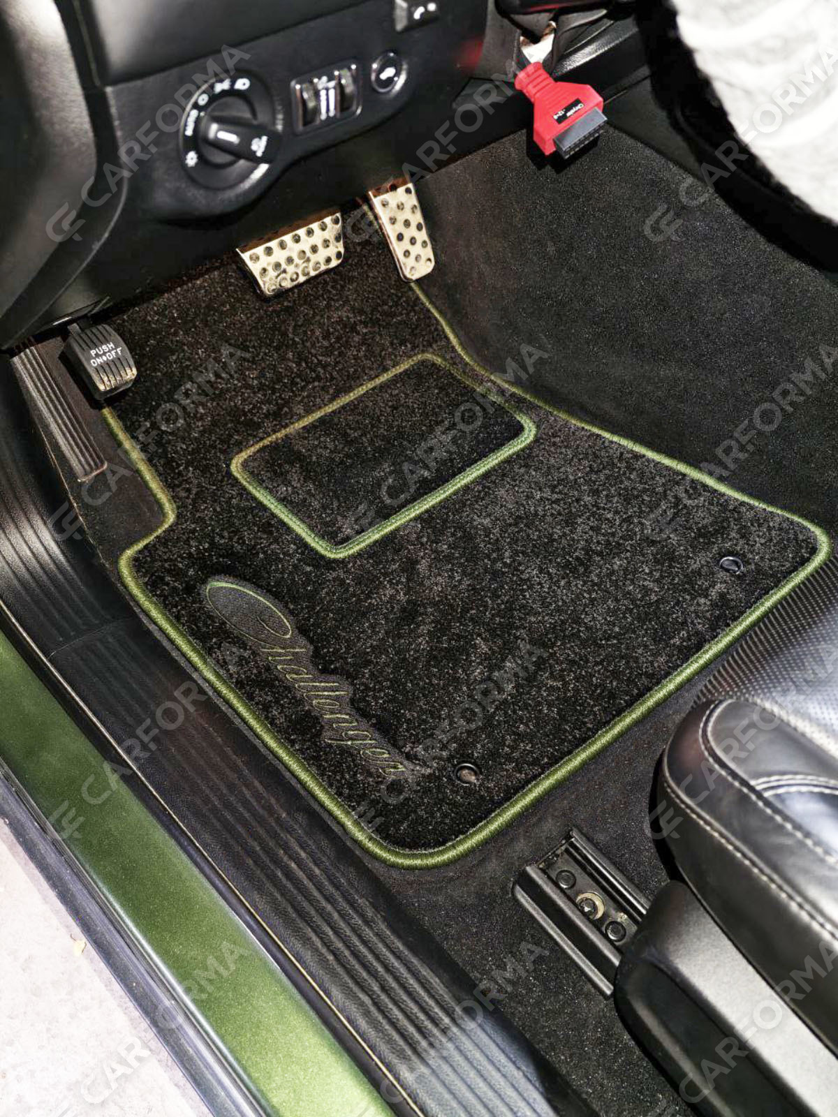 Ворсовые коврики на Dodge Challenger III 2008&nbsp;-&nbsp;2023 в Тольятти