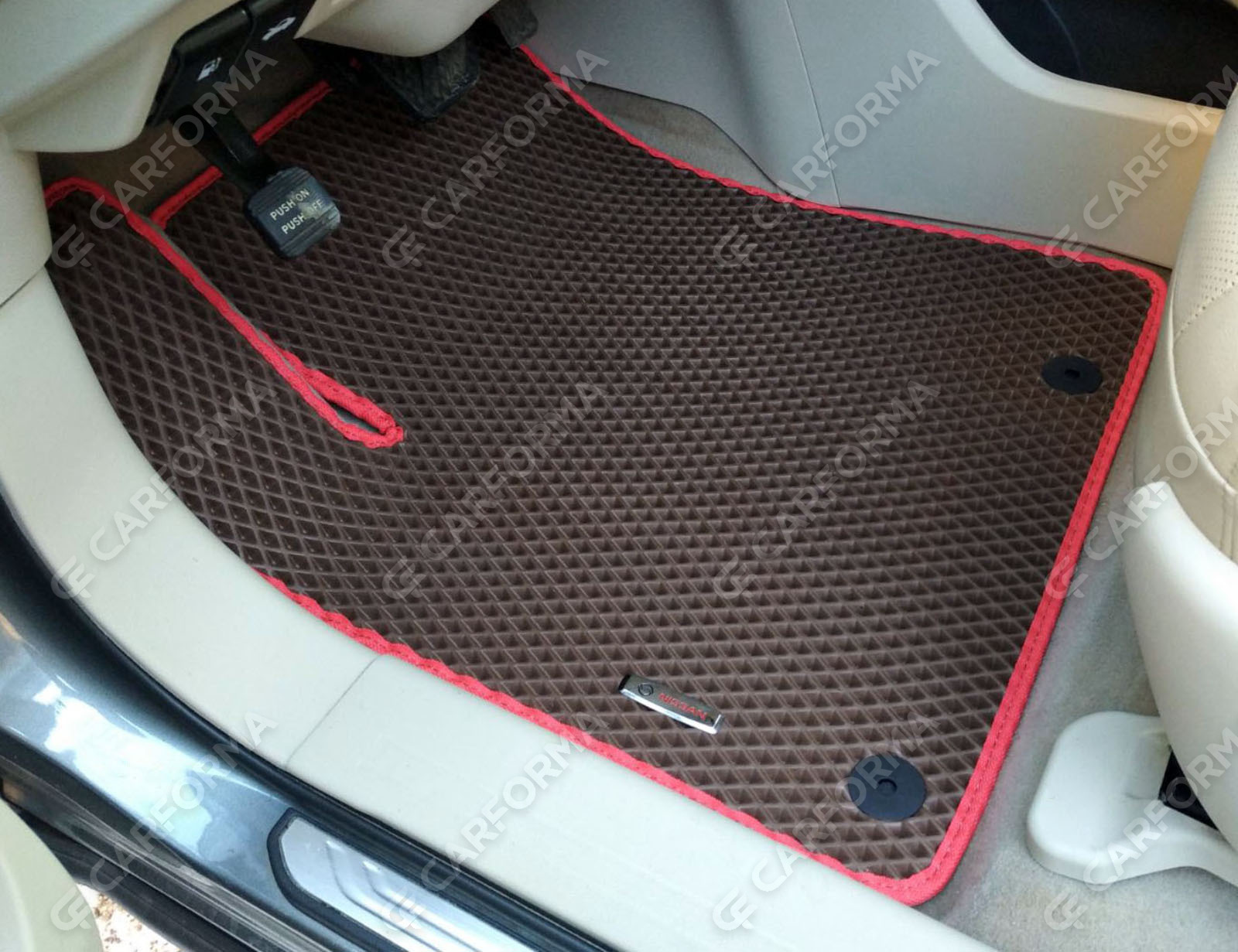 Ворсовые коврики на Nissan Murano (Z52) 2014&nbsp;-&nbsp;2022 в Тольятти