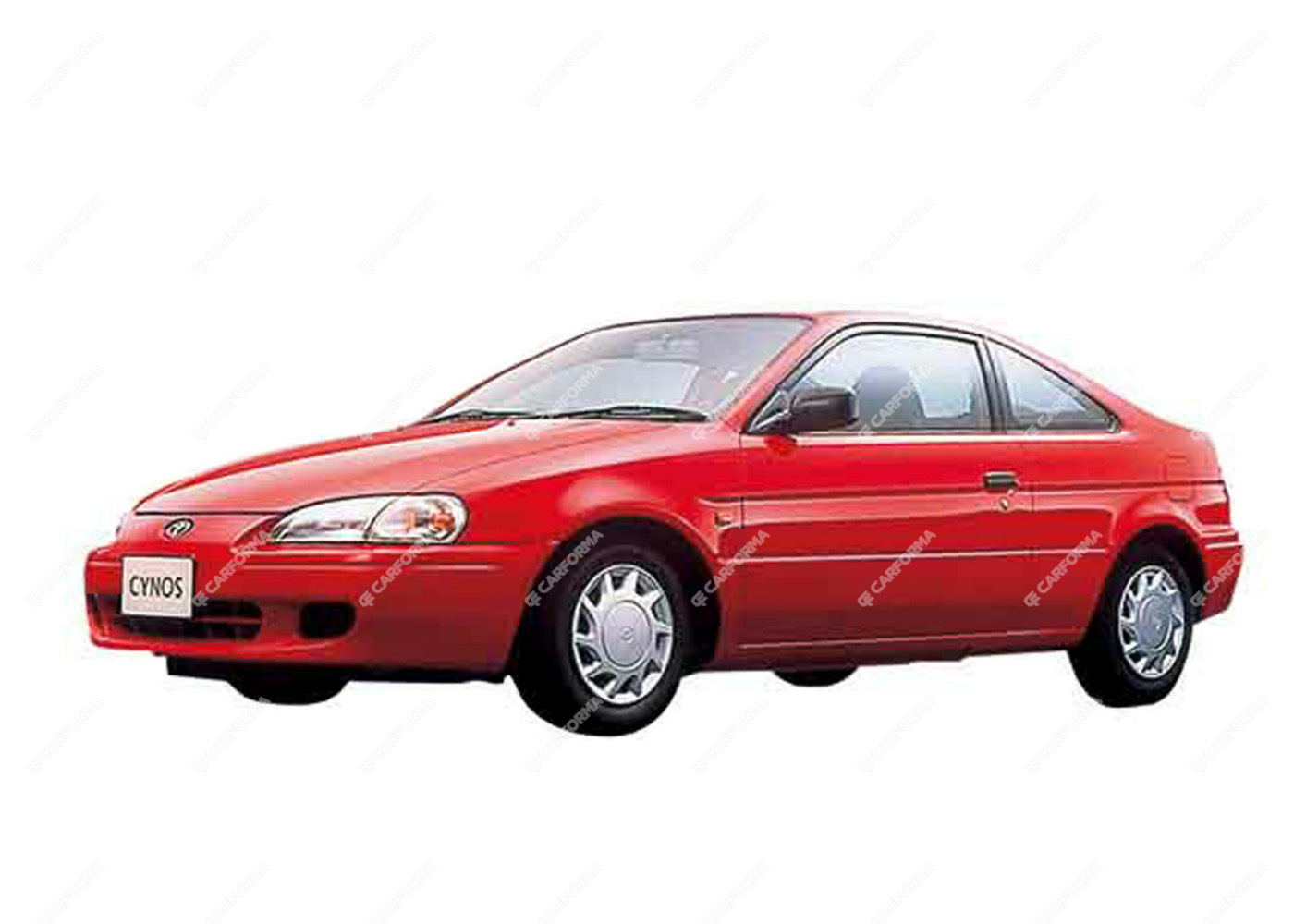 Ворсовые коврики на Toyota Cynos (L50) 1995 - 1999