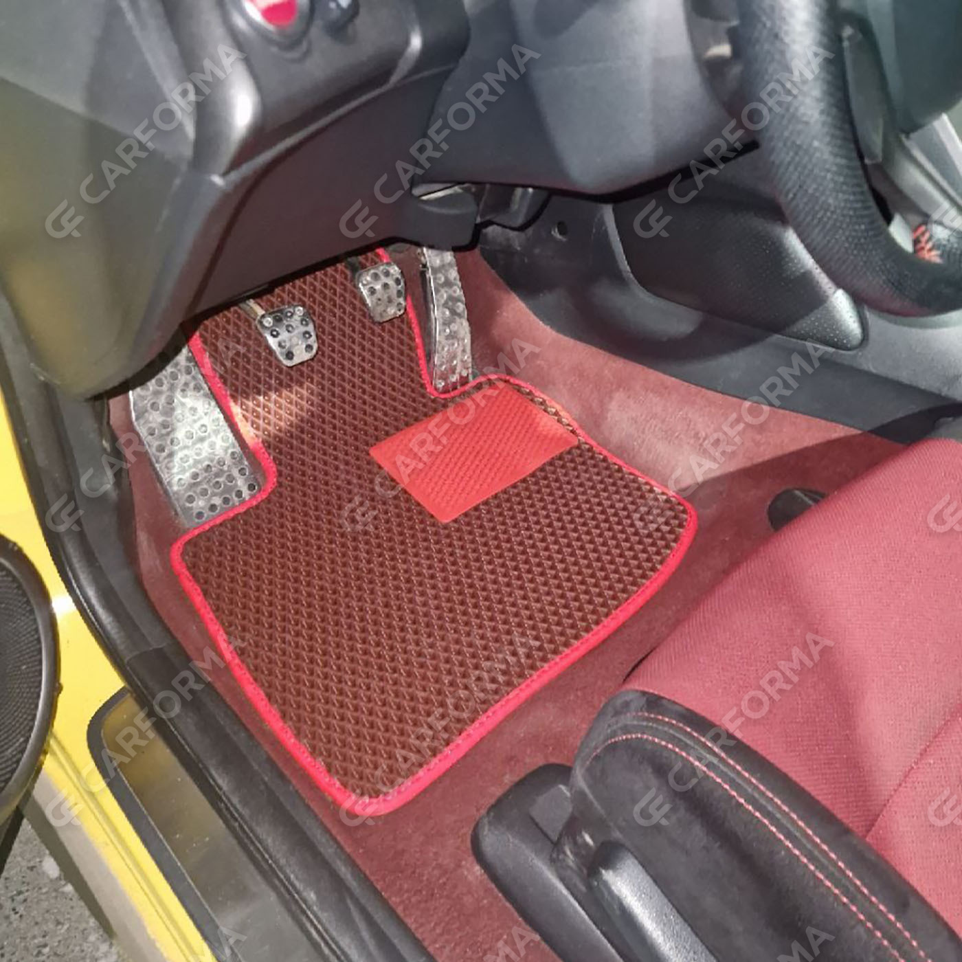 Ворсовые коврики на Honda Civic VIII 3d 2006&nbsp;-&nbsp;2011 в Тольятти