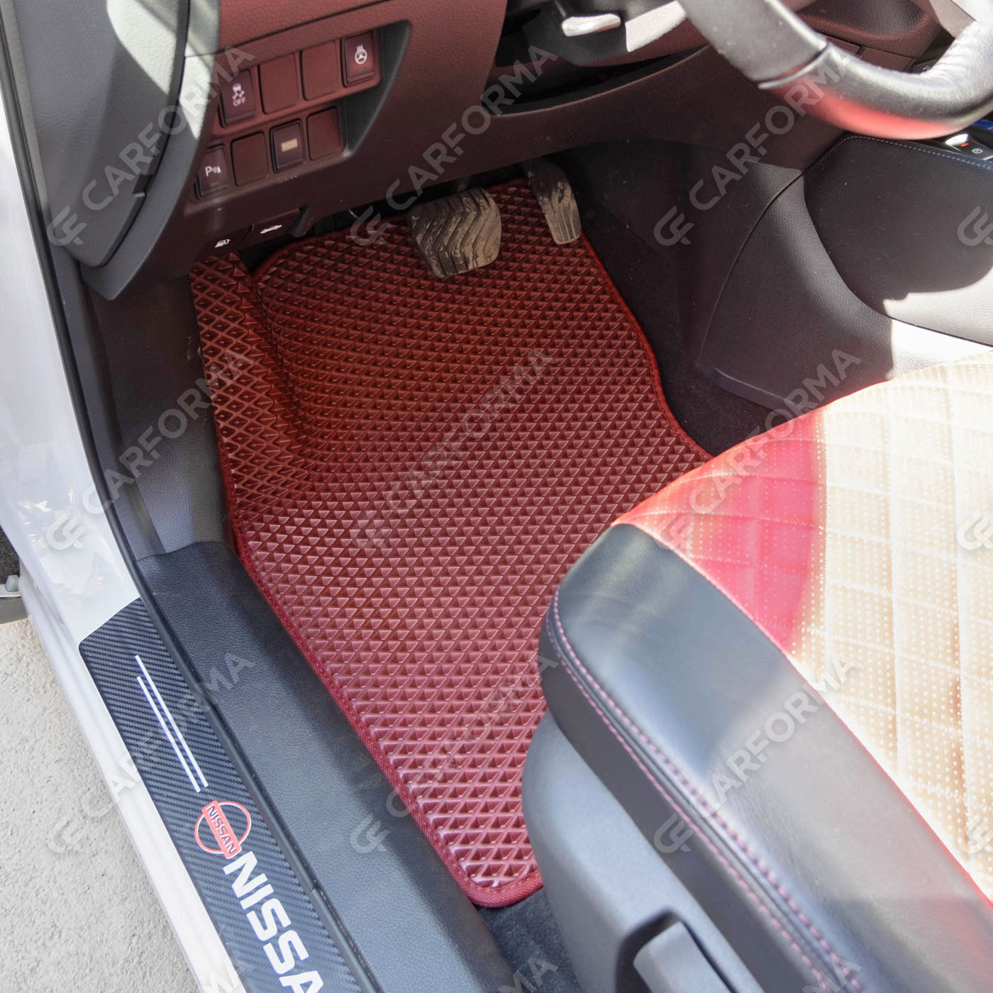 Водительские ворсовые коврики Nissan Qashqai (J11) (Европа) 2013&nbsp;-&nbsp;2021 в Тольятти