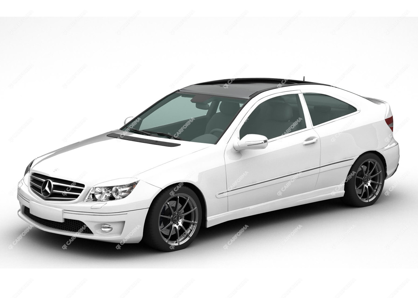 Ворсовые коврики на Mercedes CLC (CL203) 2008 - 2011