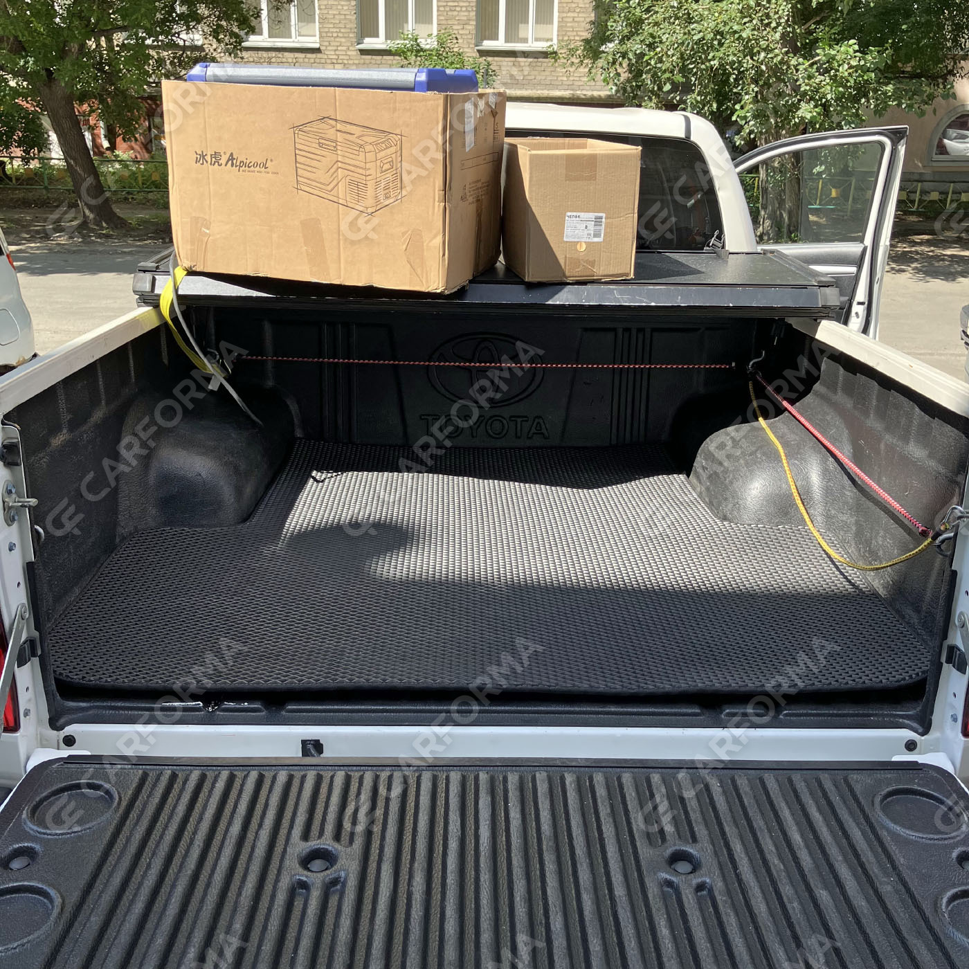 Ворсовые коврики на Toyota Hilux VII 2008&nbsp;-&nbsp;2015 в Тольятти