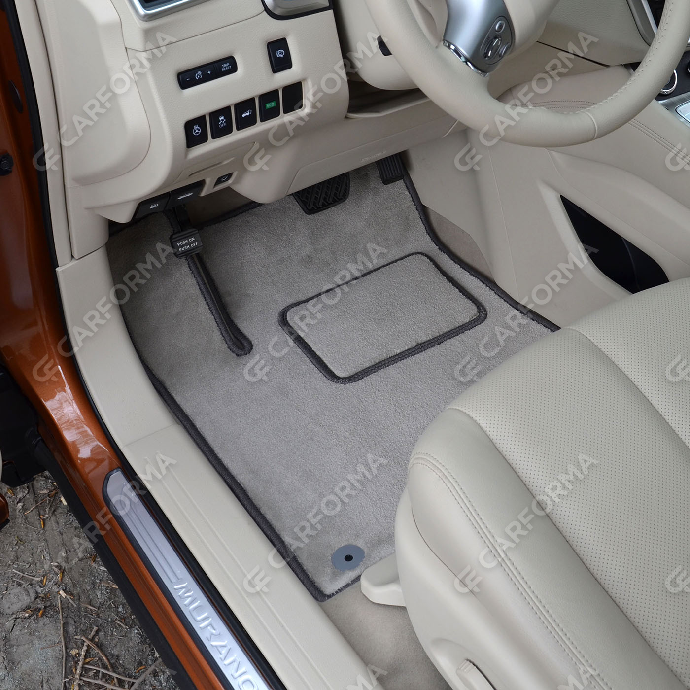 Ворсовые коврики на Nissan Murano (Z52) 2014&nbsp;-&nbsp;2022 в Тольятти