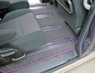 Ворсовые коврики на Honda StepWGN V 2015 - 2021 в Тольятти