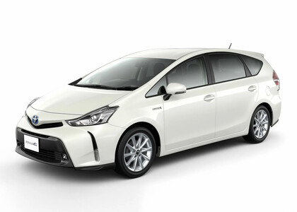 Ворсовые коврики на Toyota Prius Alpha 2011 - 2021 в Тольятти