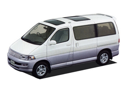 Ворсовые коврики на Toyota Hiace Regius (xH10) 1997 - 2002 в Тольятти