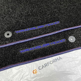 Ворсовые коврики на Jeep Wrangler (JL) 2017 - 2025 в Тольятти