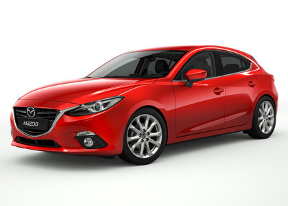 Ворсовые коврики на Mazda Axela III 2013 - 2019 в Тольятти