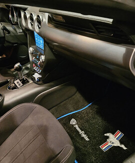 Ворсовые коврики на Ford Mustang VI 2013 - 2023 в Тольятти Ворсовые коврики на Ford Mustang VI 2013 - 2023 в Тольятти