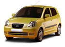 Ворсовые коврики на KIA Picanto I 2004 - 2011 в Тольятти
