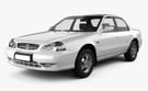 Ворсовые коврики на KIA Clarus 1996 - 2003 в Тольятти
