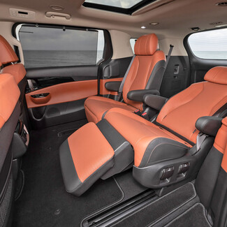 Коврики на KIA Carnival IV 7 мест с оттоманками 2020 - 2025 в Тольятти