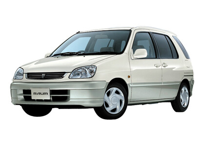 Ворсовые коврики на Toyota Raum I 1997 - 2003 в Тольятти