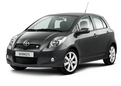 Ворсовые коврики на Toyota Yaris II 2005 - 2011 в Тольятти