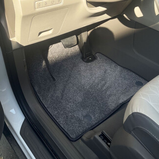 Ворсовые коврики на KIA Carnival IV 9 мест 2020 - 2025 в Тольятти