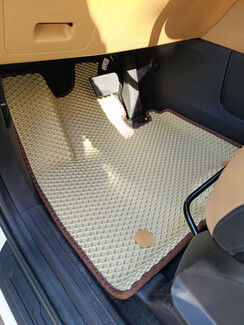 Ворсовые коврики на KIA Carnival IV 9 мест 2020 - 2025 в Тольятти