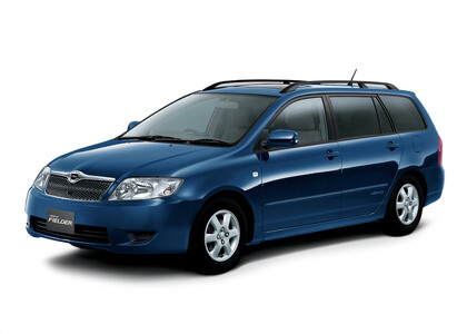 Ворсовые коврики на Toyota Corolla Fielder (E12) 2001 - 2006 в Тольятти