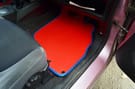 Ворсовые коврики на Honda Fit I 2001 - 2007 в Тольятти