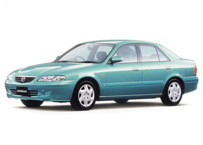 Ворсовые коврики на Mazda Capella VII 1997 - 2002 в Тольятти