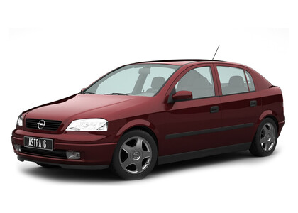 Ворсовые коврики на Opel Astra G 1998 - 2004 в Тольятти